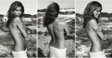 Jennifer Aniston Goes Topless In New Perfume