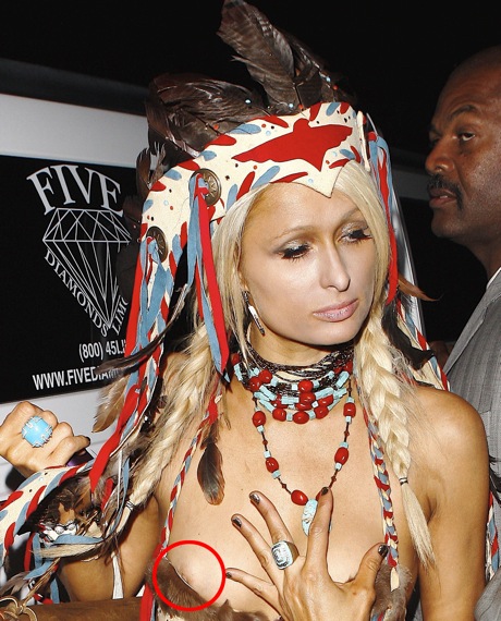 Paris Hilton Trick-or-Treat at the Playboy Mansion in L.A.