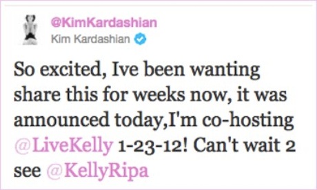 Kim Kardashian to Co-host ‘LIVE! With Kelly Ripa’