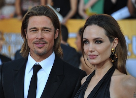 Angelina Jolie & Brad Pitt At The 18th Annual Screen Actors Guild Awards